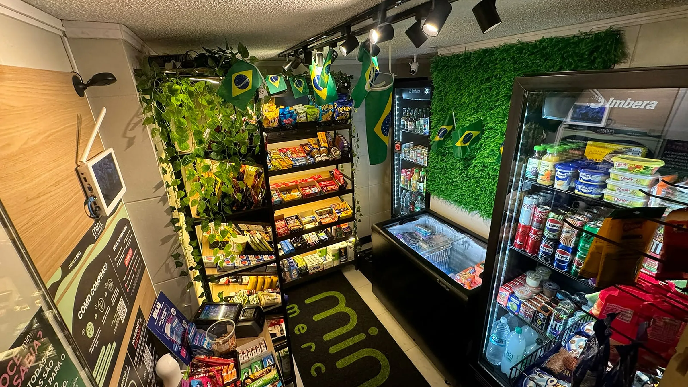 Interior amplo da unidade